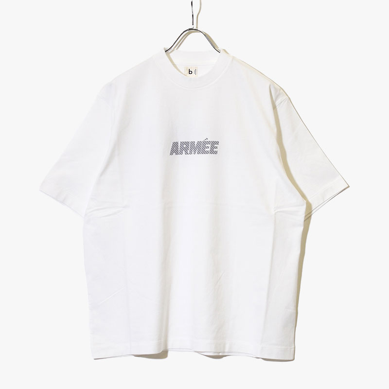 ARMEE Print Tee WIDE -3.COLOR-(White×Grey-Reflector)