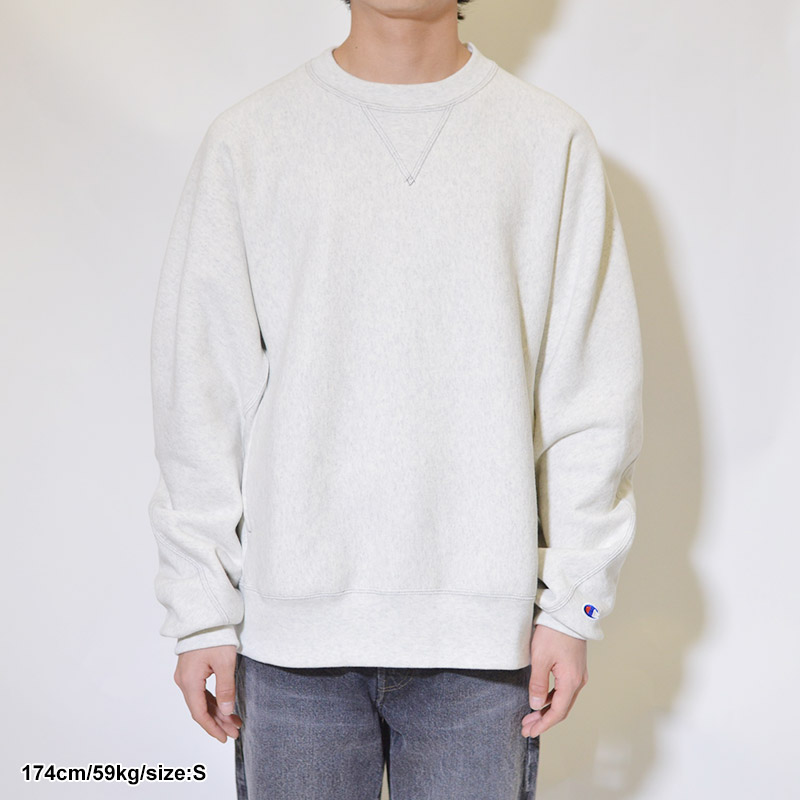 CHAMPION CREW NECK SWEAT -OATMEAL- | IN ONLINE STORE