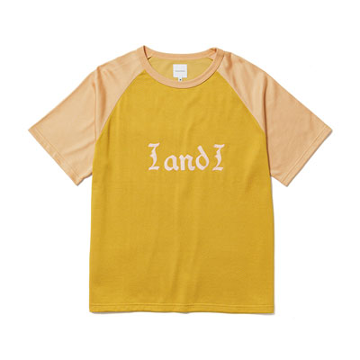 "I and I" 2TONE H/S T-SHIRT -3.COLOR-