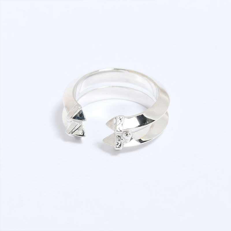 RING DOUBLE -SILVER-