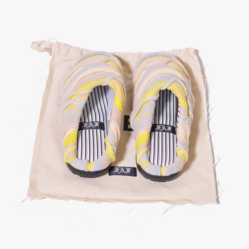 SUBU x FAF 3D Knit Sandals -YELLOW-