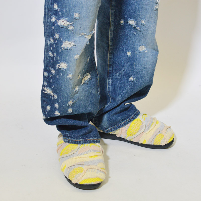 SUBU x FAF 3D Knit Sandals -YELLOW-