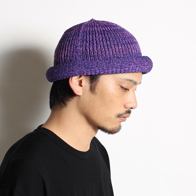 ROLL HAND KNIT CAP -4.COLOR-