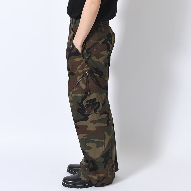 3D TWISTED CARGO PANTS -WOODLAND-