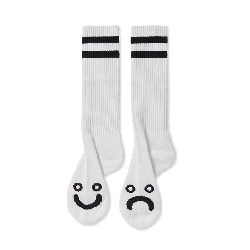 Rib Socks/Long/Happy Sad -2.COLOR-