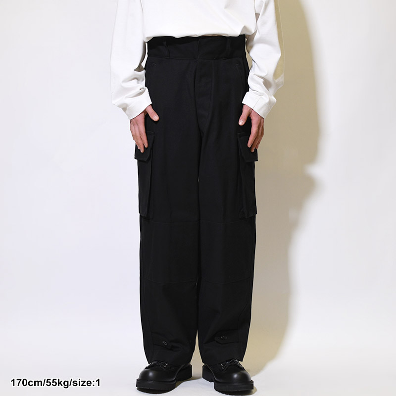 Cotton Serge 47 Pants -BLACK- | IN ONLINE STORE