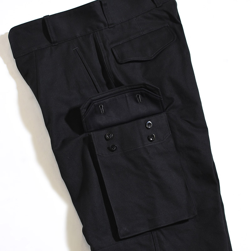 Cotton Serge 47 Pants -BLACK-