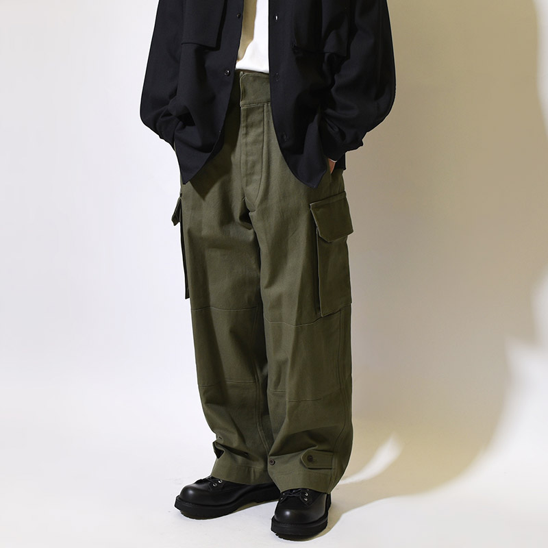 Cotton Serge 47 Pants -OLIVE- | IN ONLINE STORE