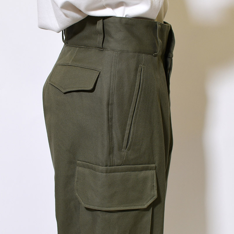 Cotton Serge 47 Pants -OLIVE- | IN ONLINE STORE