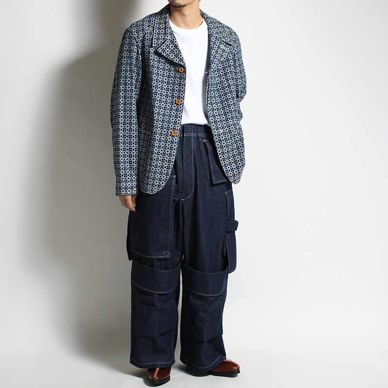 DENIM COVERALL -CLOVER-