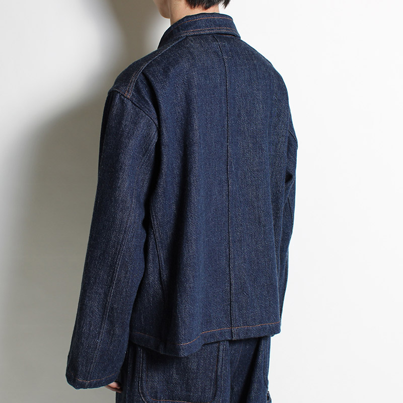 OAD PK DENIM SACK JACKET -INDIGO NAVY-