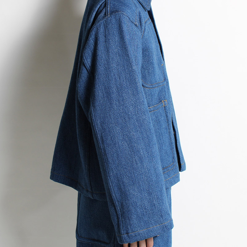 OAD PK DENIM SACK JACKET -INDIGO BLUE-