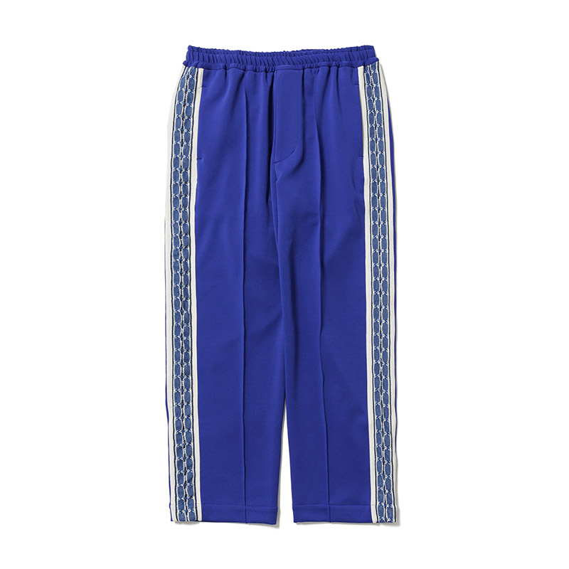 LACE TAPE TRACK PANTS -BLUE- | IN ONLINE STORE