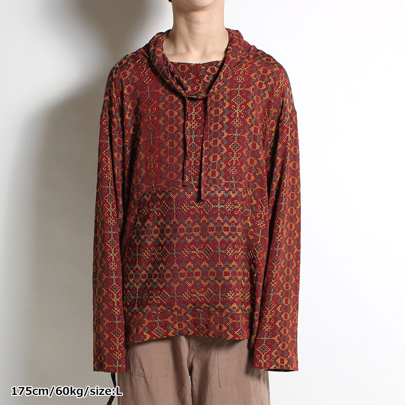 HINECK PULLOVER SHIRT -BORDEAUX- | IN ONLINE STORE