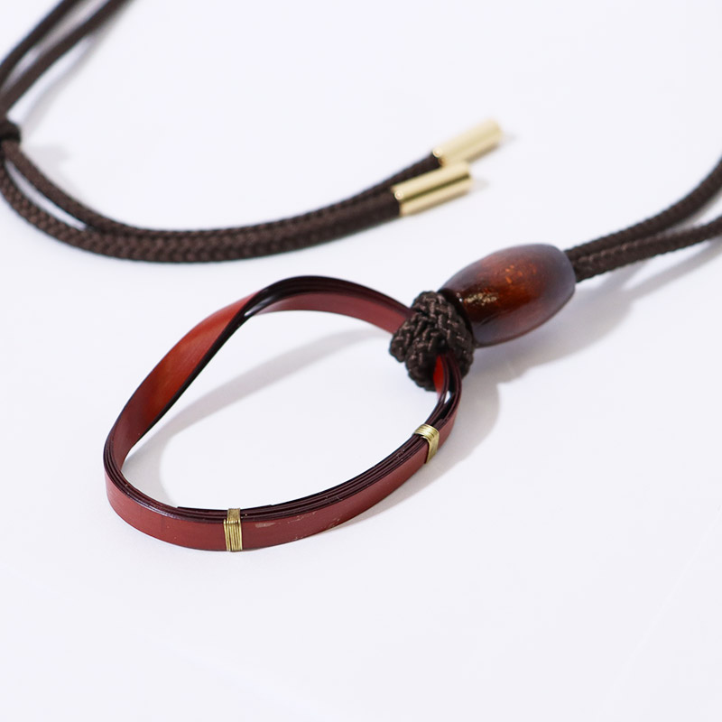 take necklace -BROWN-