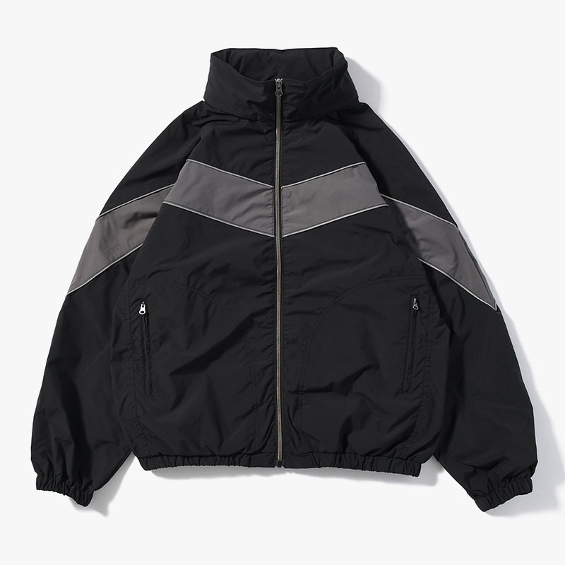 WOVEN TRACK JKT -3.COLOR-(BLACK)