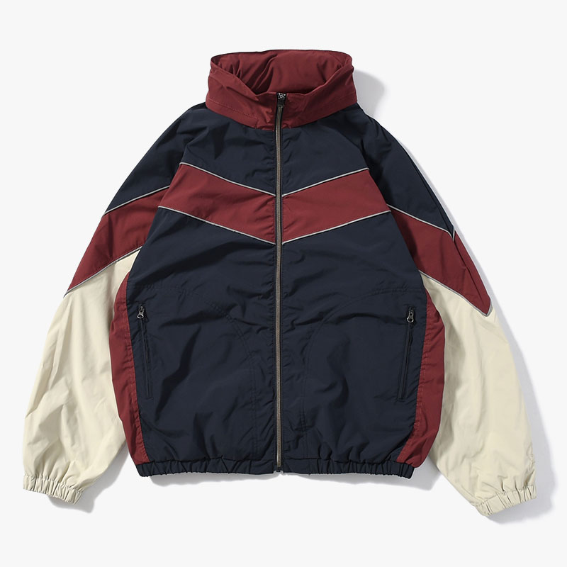 WOVEN TRACK JKT -3.COLOR-(NAVY)