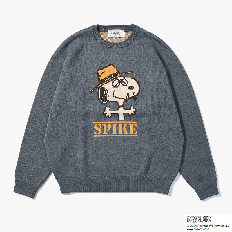 SPIKE CREW -3.COLOR-(BLUE)