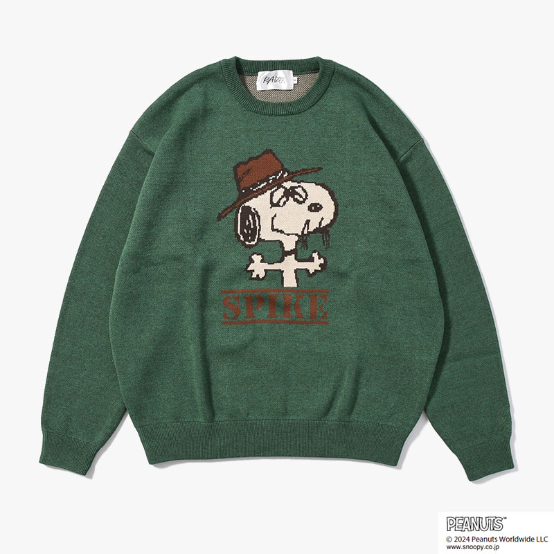 SPIKE CREW -3.COLOR-(GREEN)