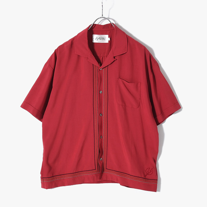 BOWLING SHIRT -3.COLOR-(RED)