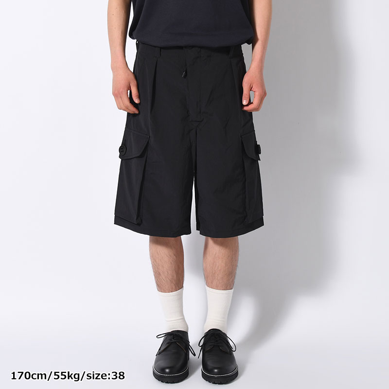 CARGO PANTS -BLACK-