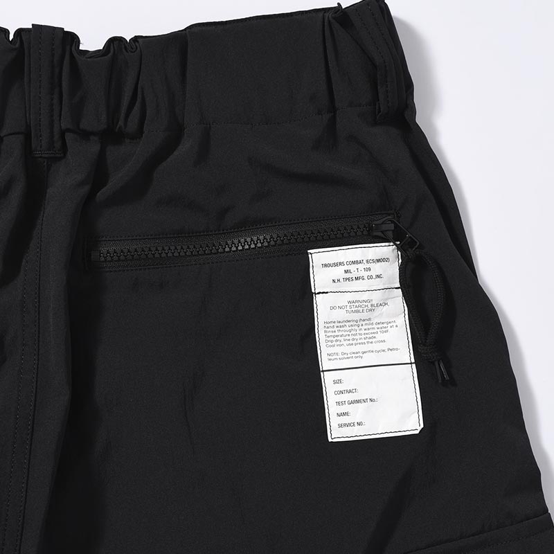 CARGO PANTS -BLACK-