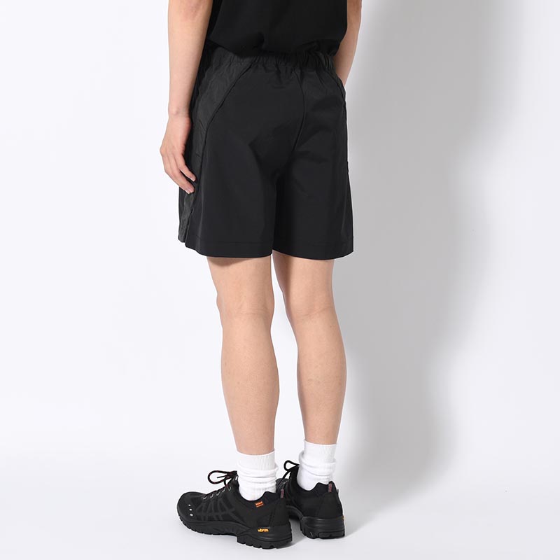 TRACK SHORT PANTS -BLACK-