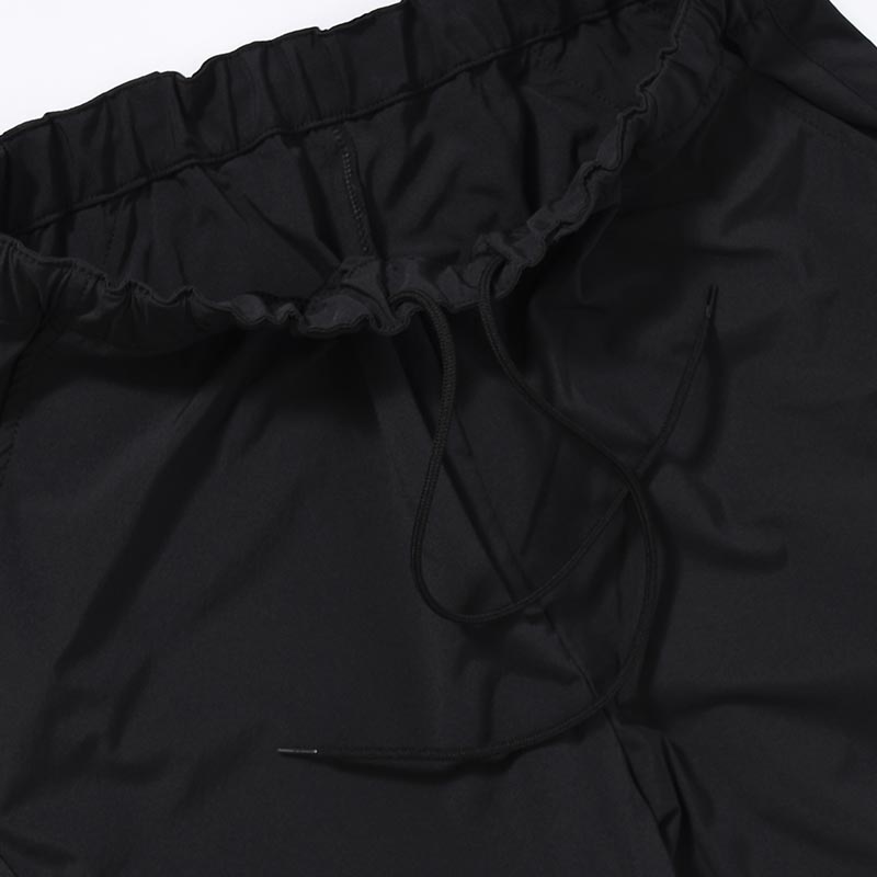 TRACK SHORT PANTS -BLACK-