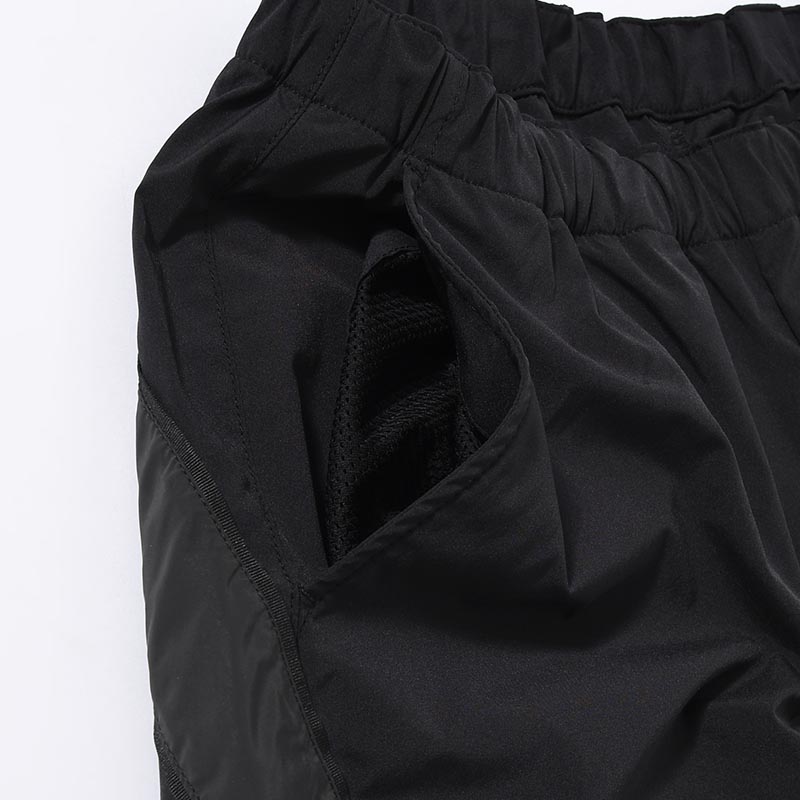 TRACK SHORT PANTS -BLACK-