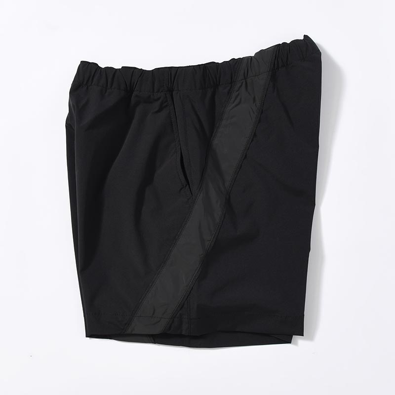 TRACK SHORT PANTS -BLACK-