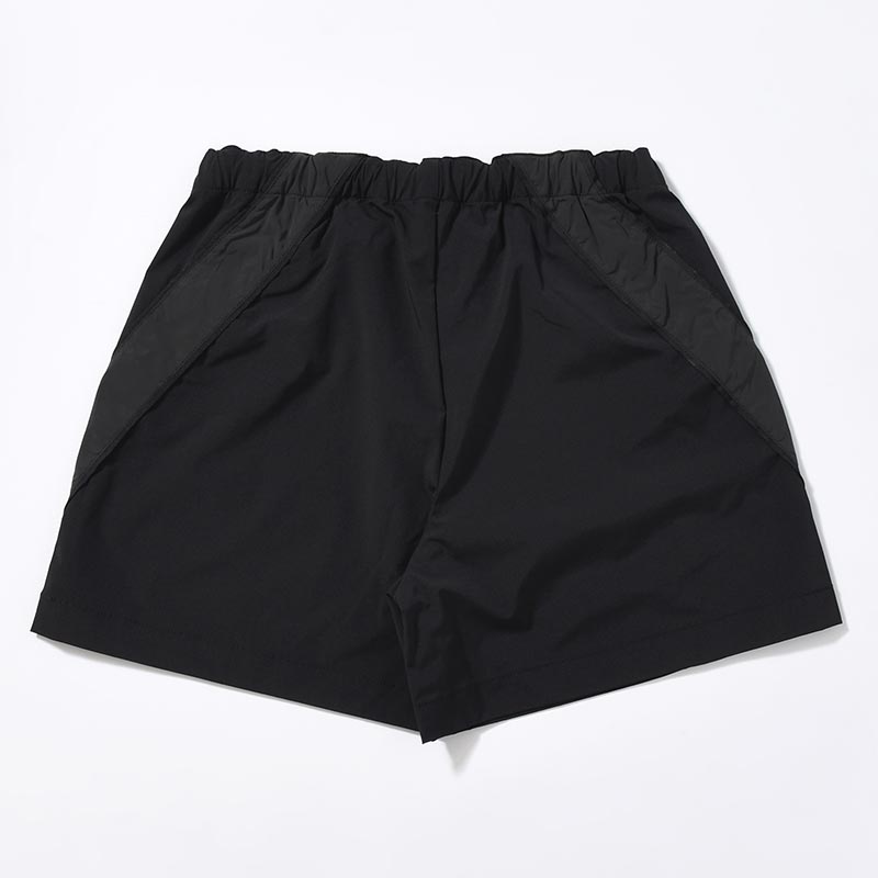 TRACK SHORT PANTS -BLACK-