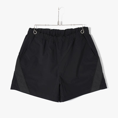 TRACK SHORT PANTS -BLACK-