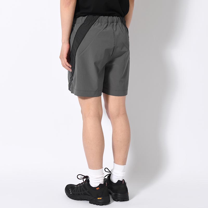 TRACK SHORT PANTS -CHARCOAL-