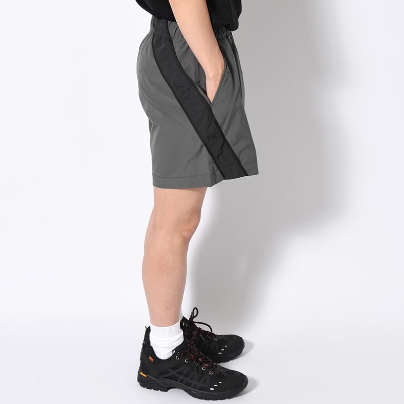 TRACK SHORT PANTS -CHARCOAL-