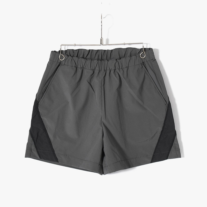 TRACK SHORT PANTS -CHARCOAL-