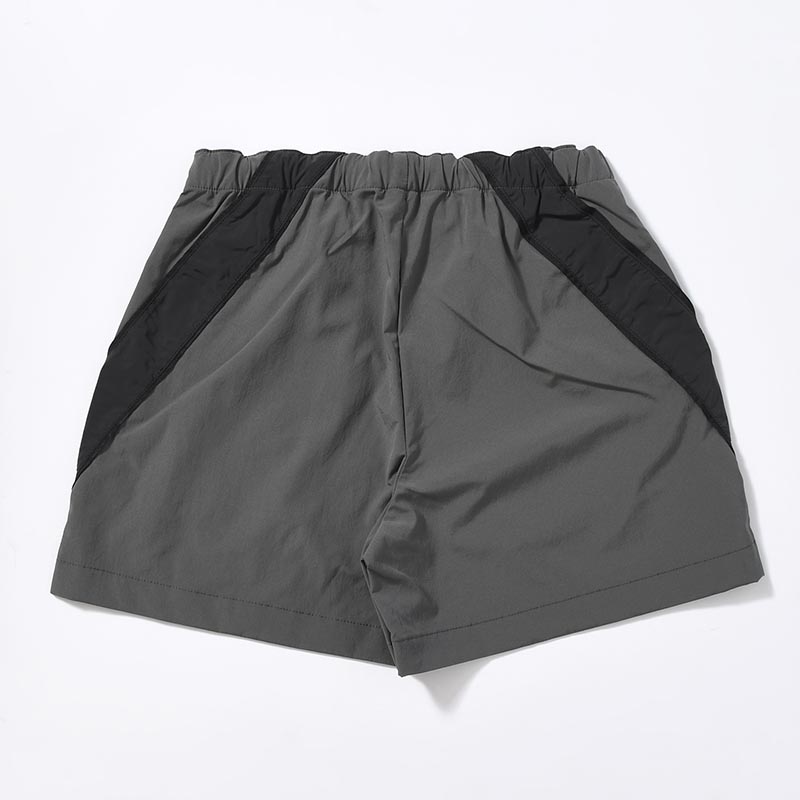 TRACK SHORT PANTS -CHARCOAL-