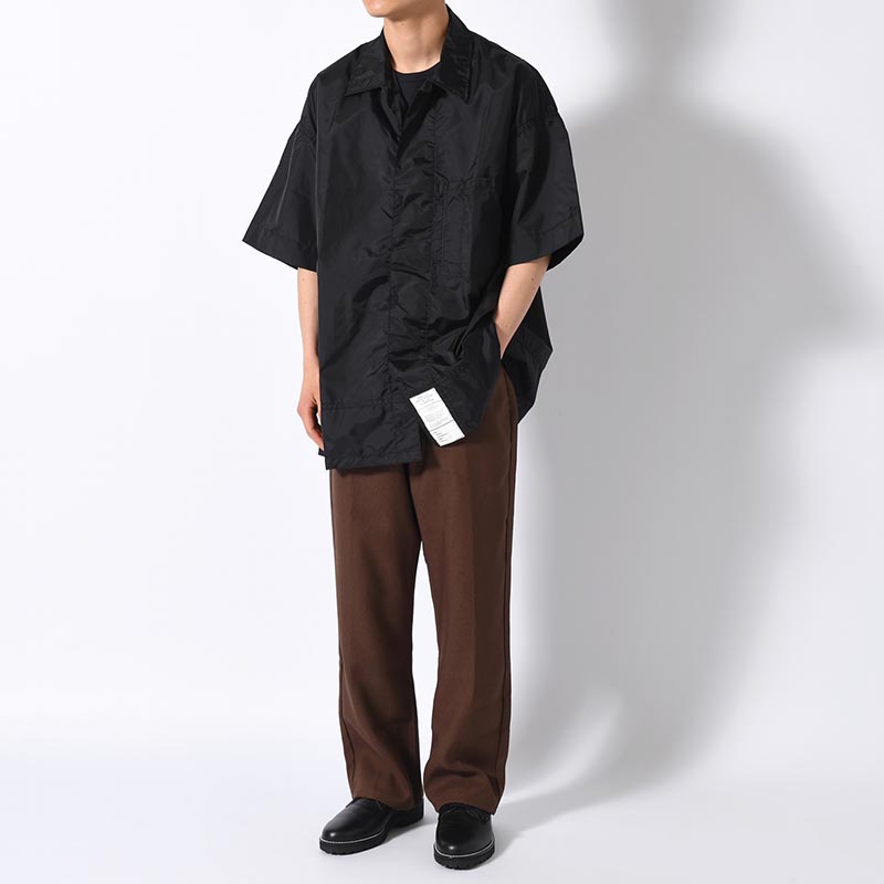 HALF SLEEVE SHIRT -BLACK-