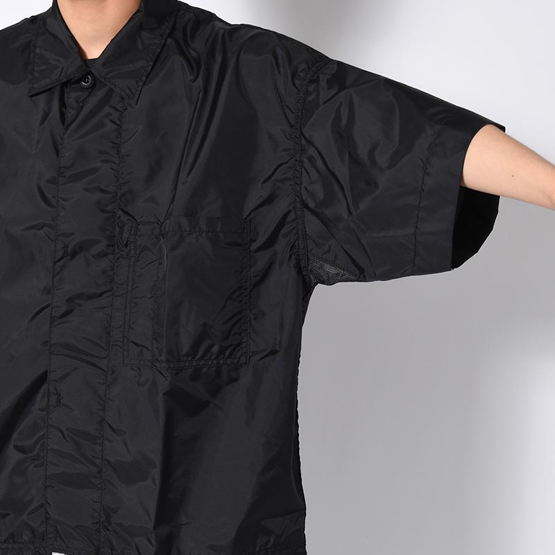 HALF SLEEVE SHIRT -BLACK-