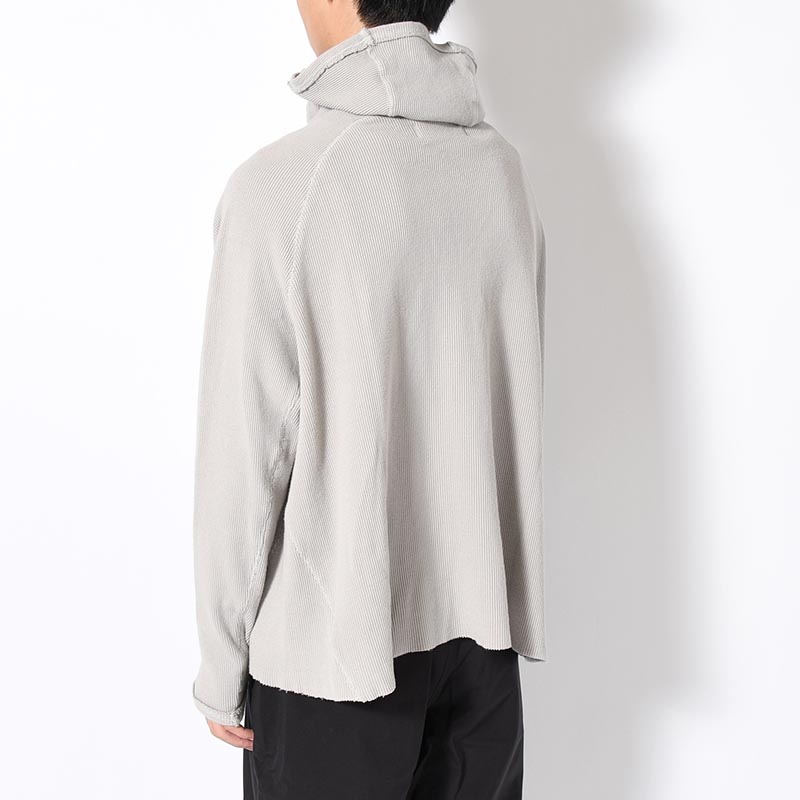 ORGANIZED H.ZIP PULLOVER C.THERMAL -GRAY-