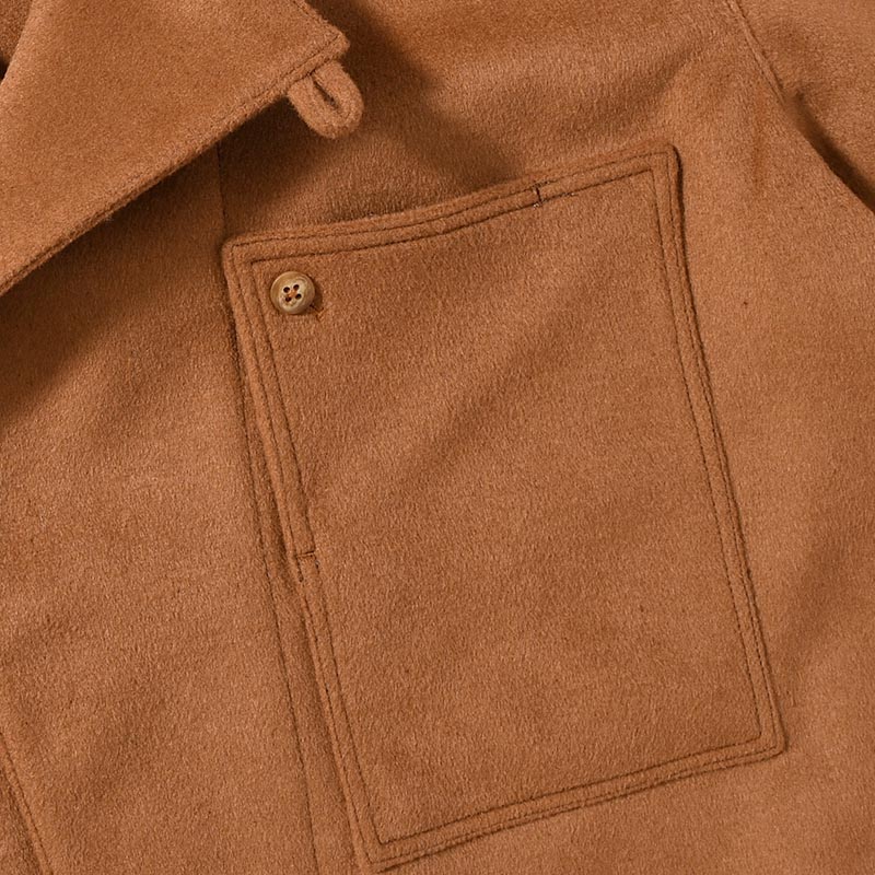 RESEARCHED JACKET / W/P LIGHT MELTON × CCU -BEIGE-