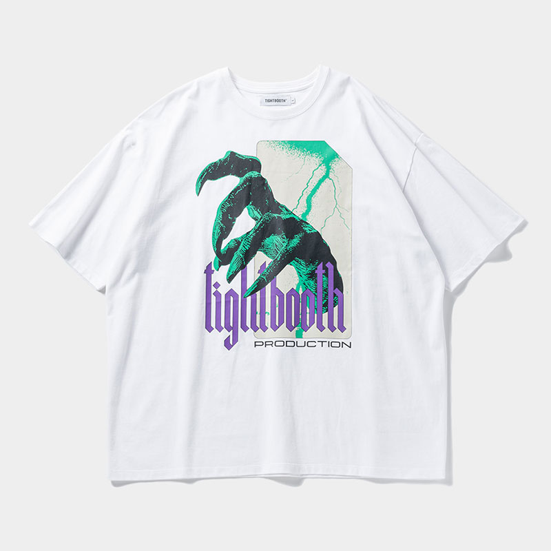 HAND T-SHIRT -2.COLOR-(WHITE)