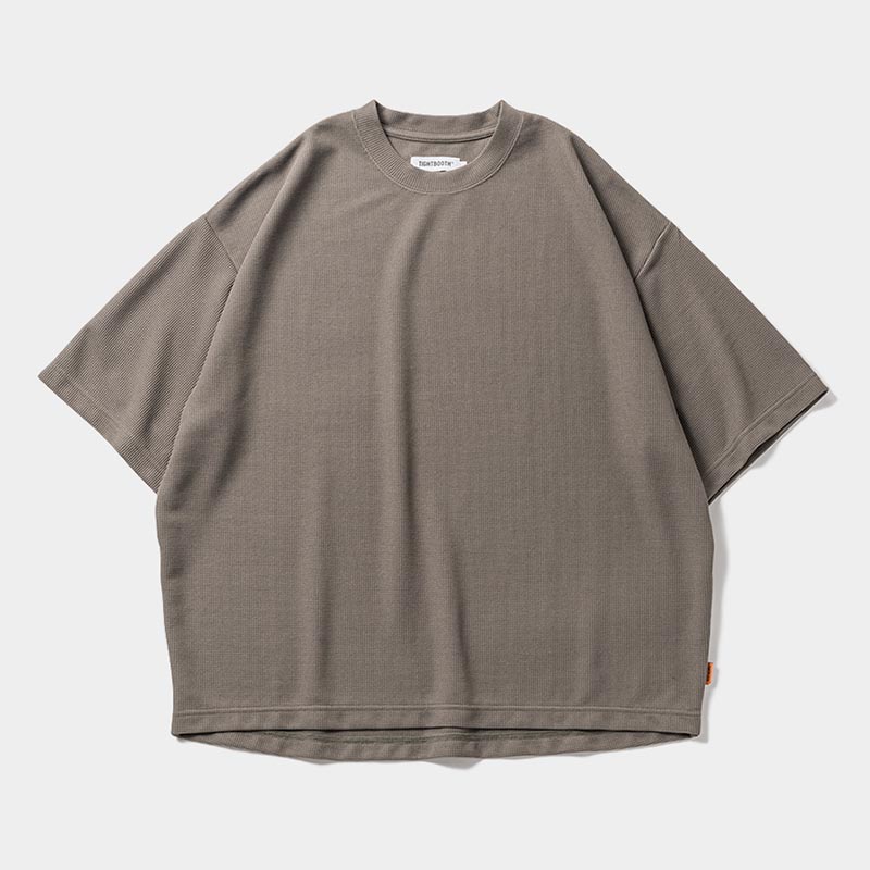 WAFFLE T-SHIRT -2.COLOR-(OLIVE)