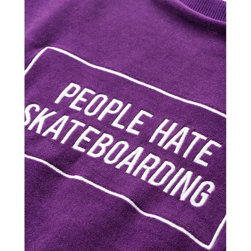 PEOPLE HATE SKATE VELOUR L/S -3.COLOR-