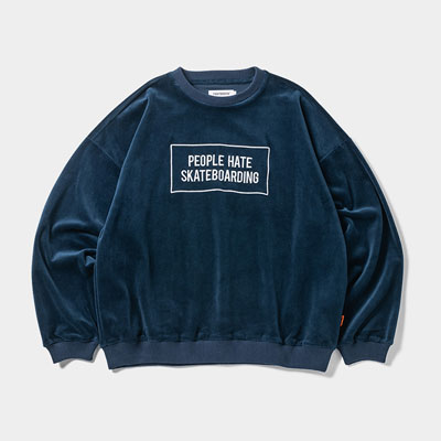 PEOPLE HATE SKATE VELOUR L/S -3.COLOR-