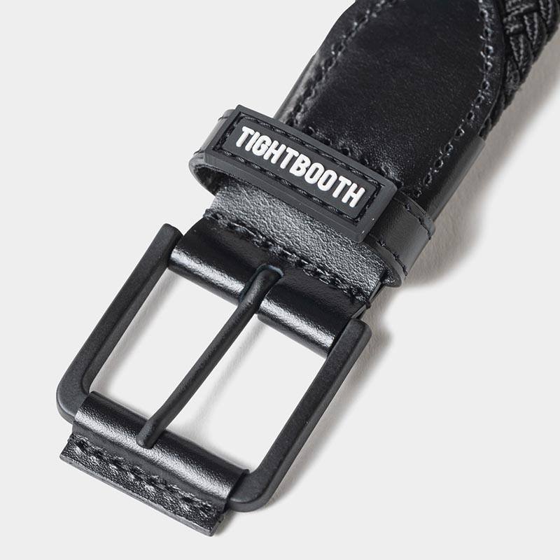 STRETCH MESH BELT -BLACK-