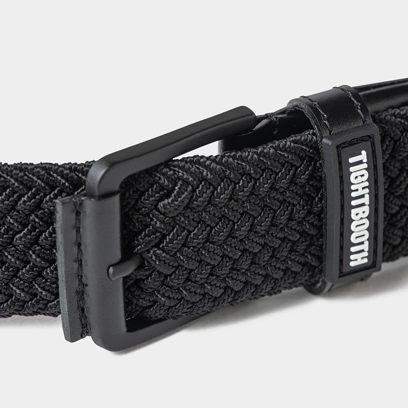 STRETCH MESH BELT -BLACK-