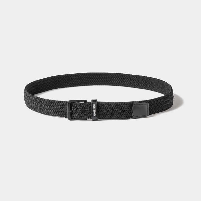 STRETCH MESH BELT -BLACK-