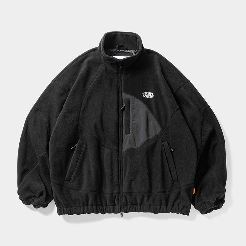 FLEECE JKT -BLACK-