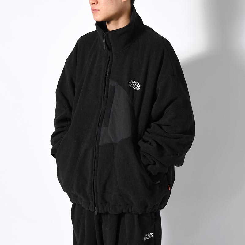 FLEECE JKT -BLACK-