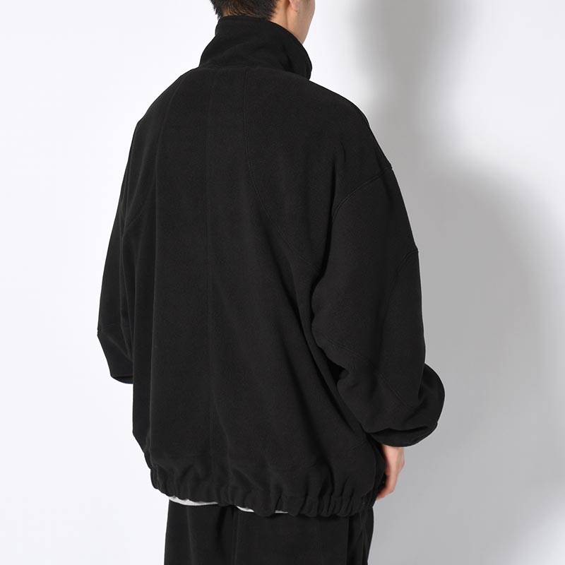 FLEECE JKT -BLACK-